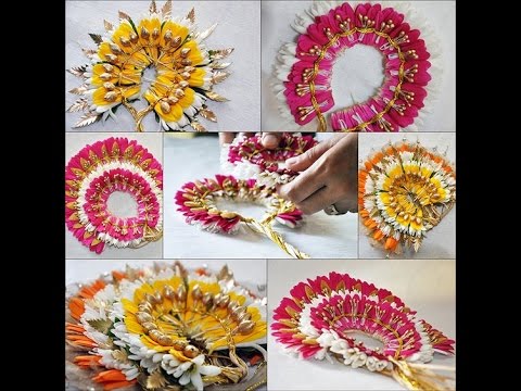 hair decoration with flowers