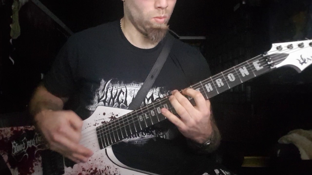 Blood Red Throne Homicidal Ecstasy Guitar Playthrough Youtube