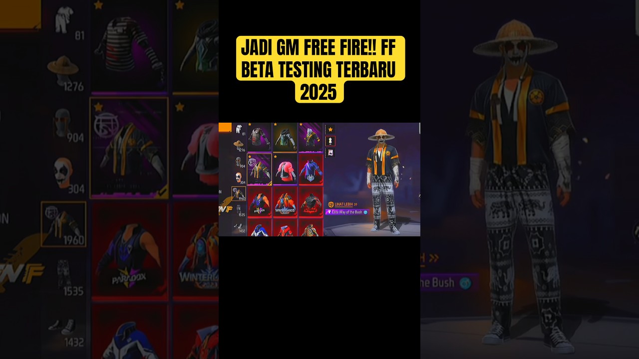 JADI GM FREE FIRE!!  FF BETA TESTING TERBARU 2025 