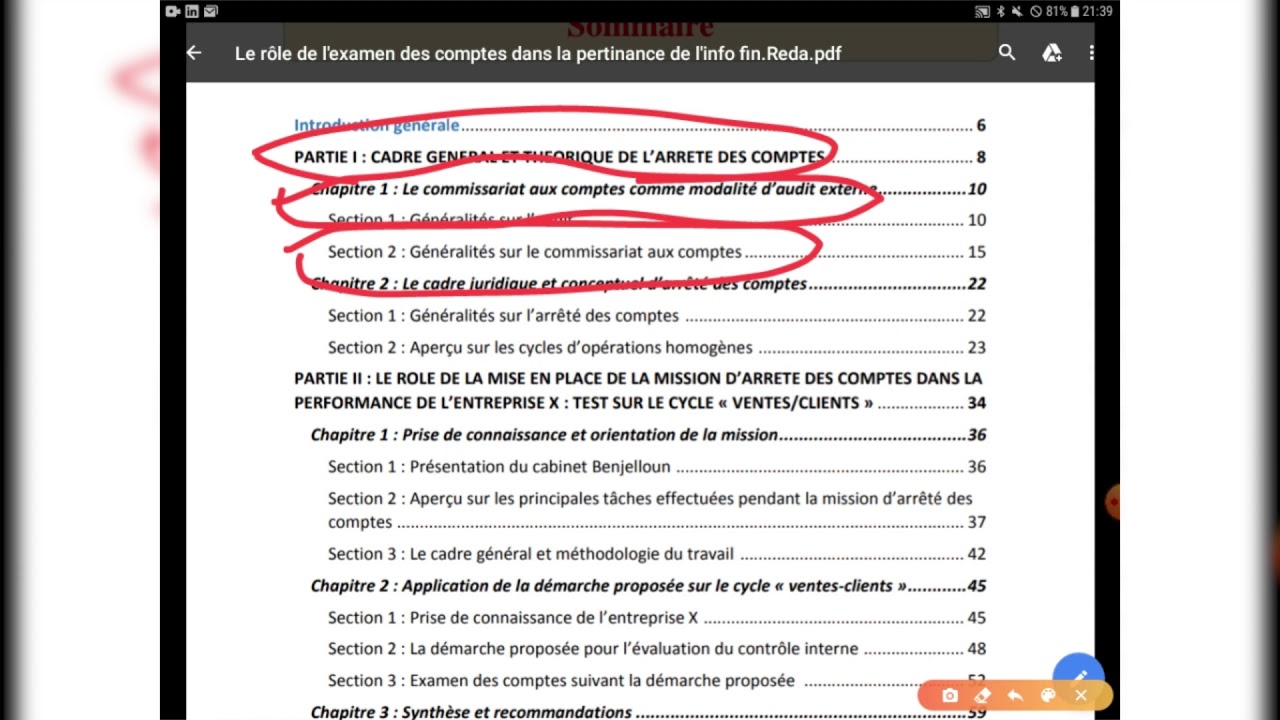 LE PFE EN QUELQUES MINUTES / Episode 1 : La page de garde, les remerciements et le sommaire