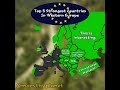Most Strongest Countries In Western Europe #europegeography  #geography #mapping #maps #fypviralシ