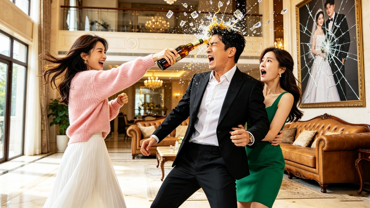 After five years of marriage, she thought she was marrying true love, but unexpectedly, she married her just to donate blood for her first love. She picked up a wine bottle and smashed it on his head, shattering the glass all over the floor. She signed the divorce papers and left, marrying the city's youngest billionaire CEO. Her ex-husband knelt and begged for forgiveness! #中国电视剧 #追妻火葬場 #爽文 #逆袭