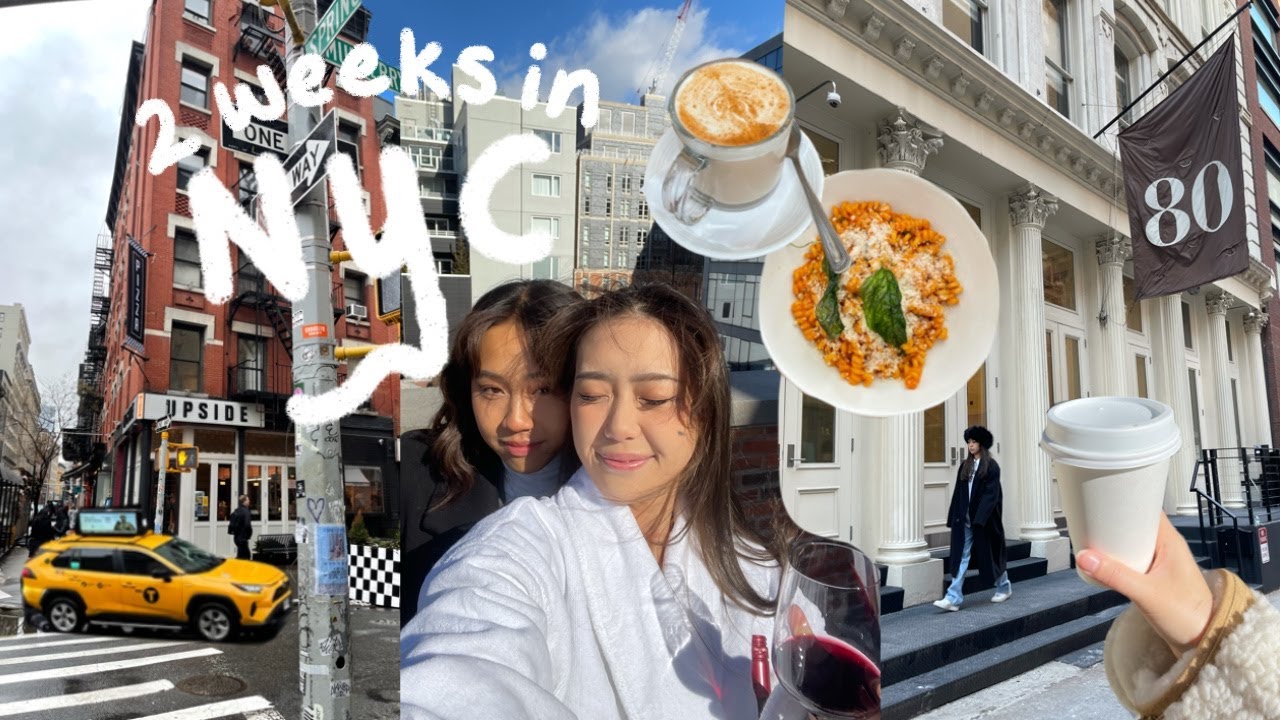 ⁣a week in NYC VLOG 🗽🍝 best cafes & restaurants, tourist activities, hanging with friends