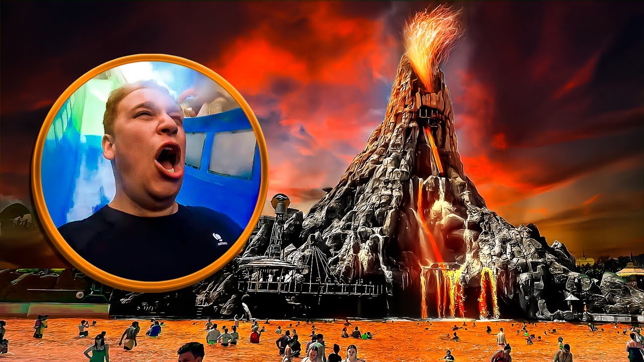 ENFRENTEI UM VULCÃO COM 300 METROS DE ALTURA!! (VOLCANO BAY)