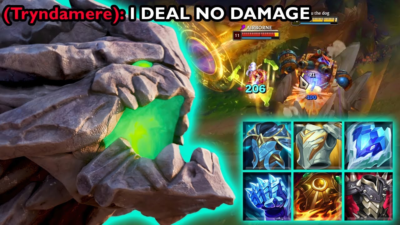 FULL TANK MALPHITE HAS NO COUNTERPLAY… HE JUST DOESN’T TAKE DAMAGE