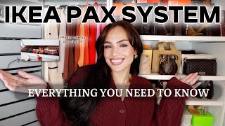 Famous BUILDING MY DREAM CLOSET| IKEA PAX SYSTEM! tips+for tricks, designing for small space + makeup Wealth