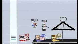Super Smash Bros. Brawl - Wi-Fi Battle 342 - Linh Vs Itsarrasti Vs Becca