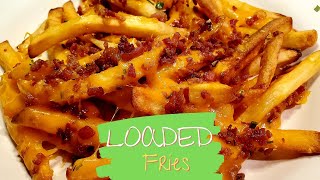 TESTING 'Loaded Fries' In The Air Fryer | Easiest Fries You'll Ever Make! | TikTok Recipe Review