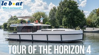 Tour of the new Horizon 4 from Le Boat