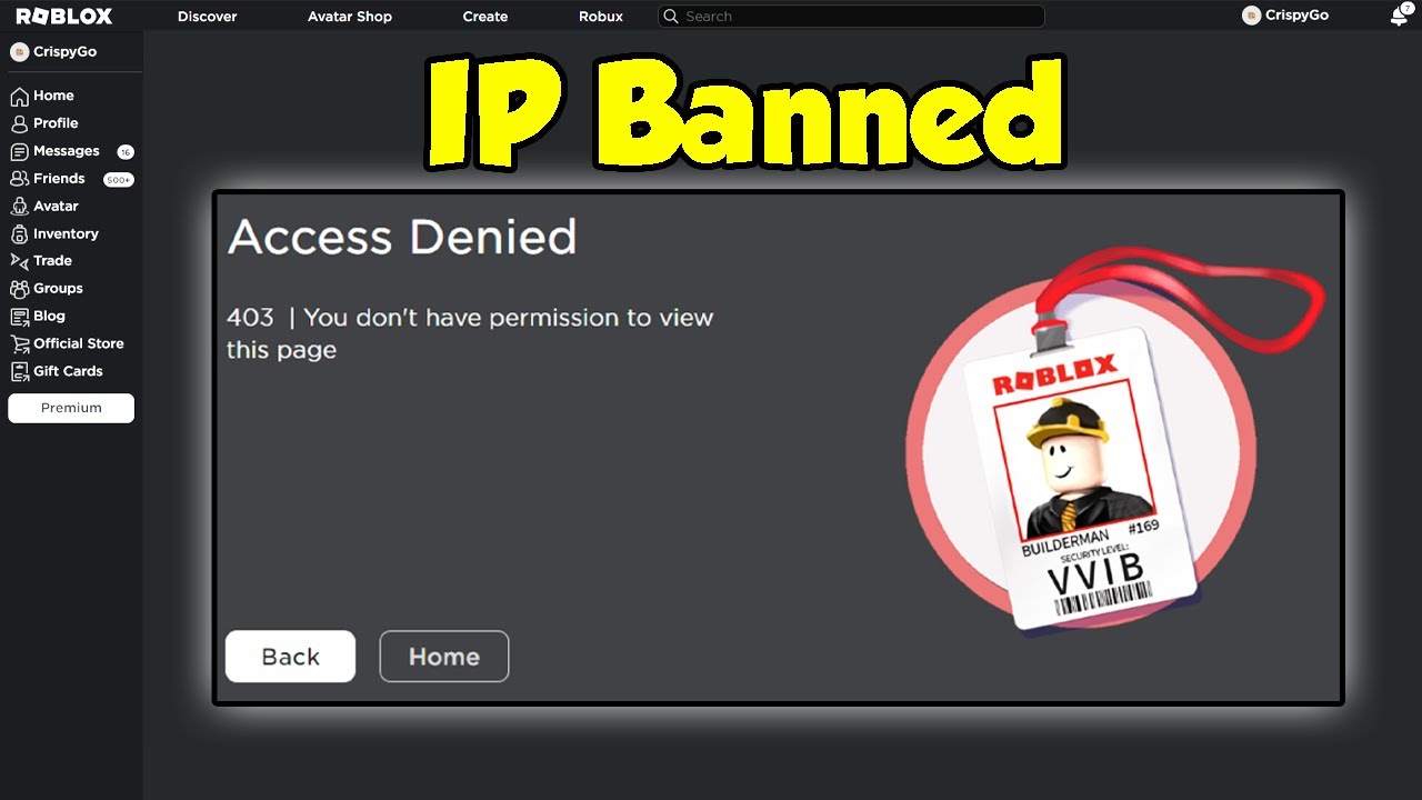 The END of ISHOWSPEED ROBLOX… (BANNED) 