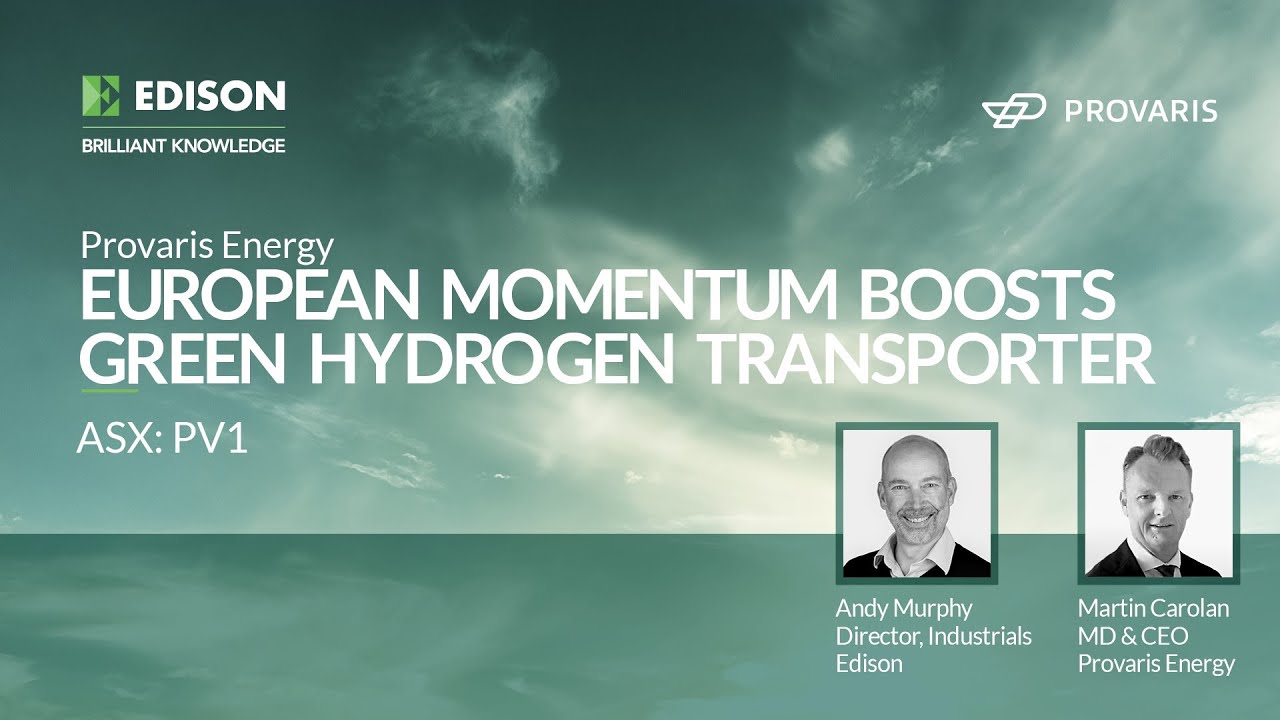 Provaris Energy - European momentum boosts green hydrogen transporter ...
