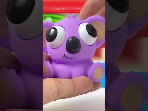 Satisfying Garage ASMR | Oddly Cutting Rainbow Slime Balls Relax Sounds #asmr #toys #popit