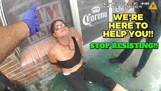 Poor Woman gets Busted for Battery on LEO and Trespassing - Pinellas Park, Florida - August 16, 2023