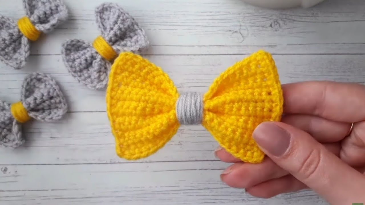 Super Simple Crochet Bows 🎀 Perfect Beginner Project