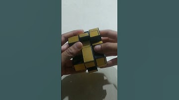 Checker board pattern in Mirror cube...It looks so cool😎..#shorts #viral #cube @KingofCubers