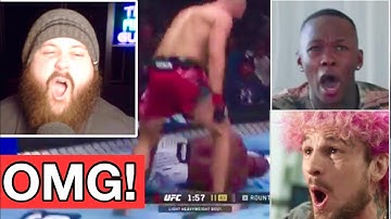 MMA WORLD REACTS TO JIRI PROCHAZKA KNOCKING OUT KHALIL ROUNTREE AT UFC 320! 