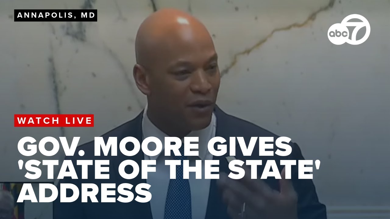 Maryland Governor Wes Moore delivers State of the State Address - YouTube