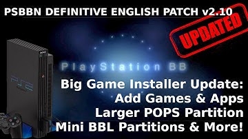 PSBBN Update: Definitive Patch v2.10 – Big Game Installer Changes & More!