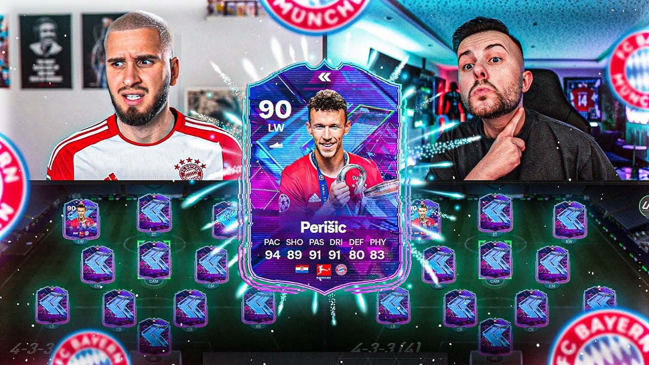 PERISIC BAYERN FLASHBACK  SQUAD BUILDER BATTLE 😱😱 GamerBrother vs IamTabak