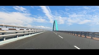 2023081602 北九州カニ・カキロード｜新北九州空港連絡橋【福岡県京都郡苅田町～北九州市小倉南区空港】