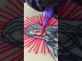 Mystical Christmas night 🎄🖤 — WormholePro uv ink makes every stroke sacred and precise.