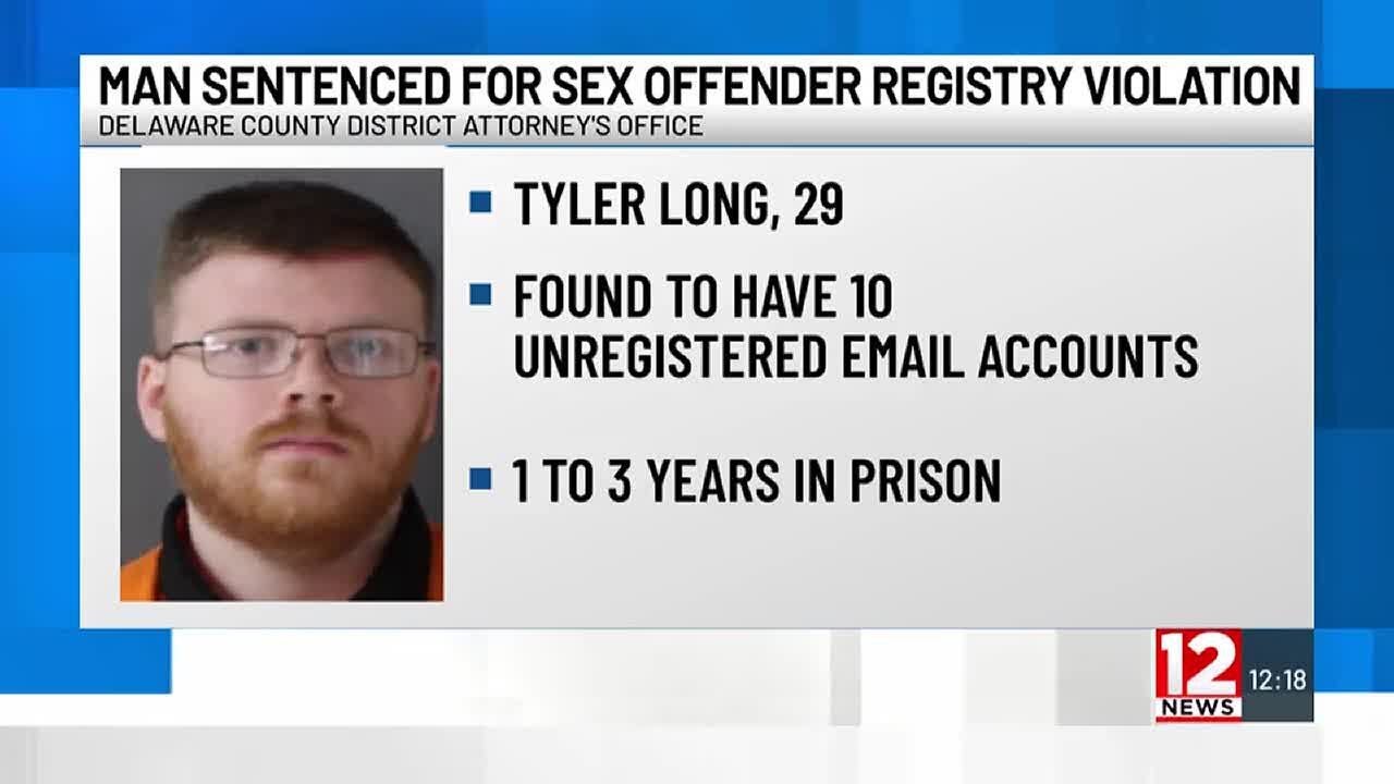 Sidney resident sentenced for breaking terms of Sex Offender Registry