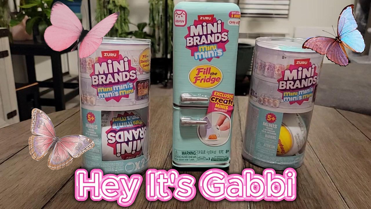 Mini Brands Fills the Fridge 🛒✨ |  Unboxing! #1