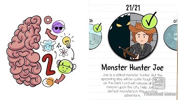 🧠 Brain Test 2 - Monster Hunter Joe All Levels 1-21 Walkthrough