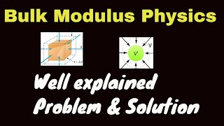 Bulk modulus physics problem and solution