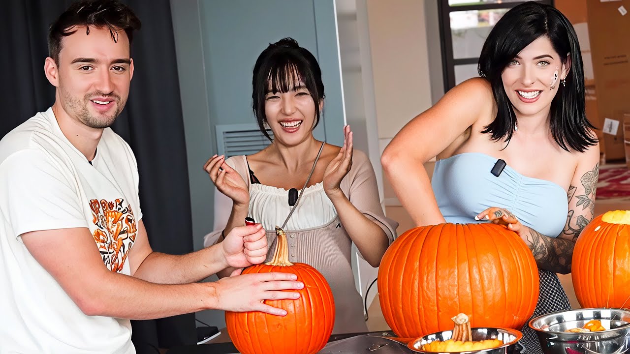 Pumpkin Patch FUN With Friends Picking and Carving!