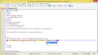 13 - HTML - Tool-tips