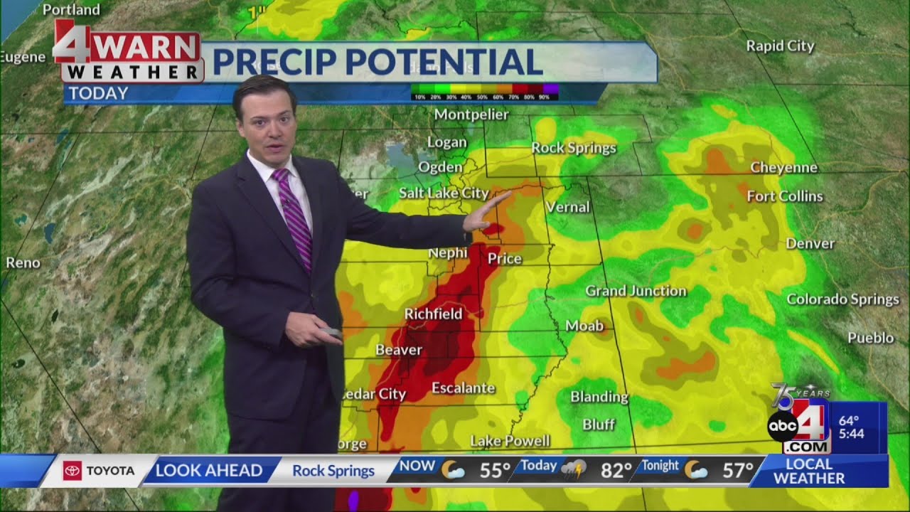 Widespread storms as flood threat remains elevated - YouTube