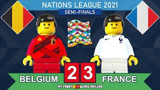 Belgium vs France 2-3 • UEFA Nations League 2021 All Goals & Extended Highlights Lego Football