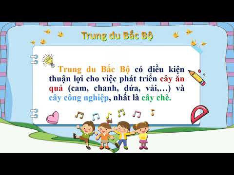 Địa lí - Tuần 5 - Lớp 4:Trung du Bắc Bộ