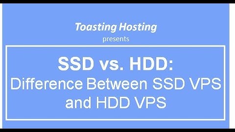 Difference between SSD and HDD VPS Hosting