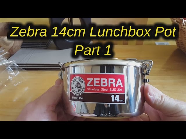 Zebra 14cm Lunchbox MSR Seagull Pot Part 1 - YouTube