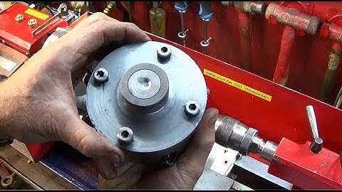 Mini Lathe 4 Jaw Chuck Quick Set-Up Plus Making A Simple Split Clamp