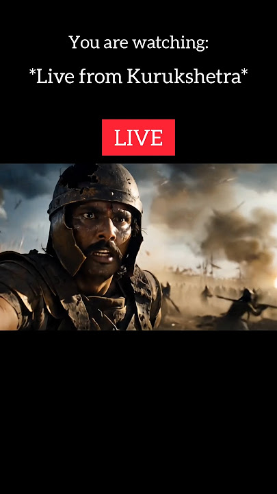 Live from Mahabharat #mahabharat2025 #mahabharata #aivideo #veo3 #live