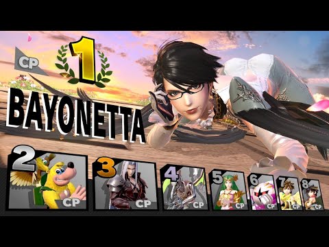 ベヨネッタ｜日本語と英語版で勝利演出＋最後の切り札【スマブラSP】