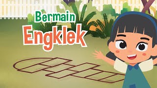Bermain Engklek | Permainan Tradisional Anak Indonesia | Video Belajar Anak | Video Edukasi