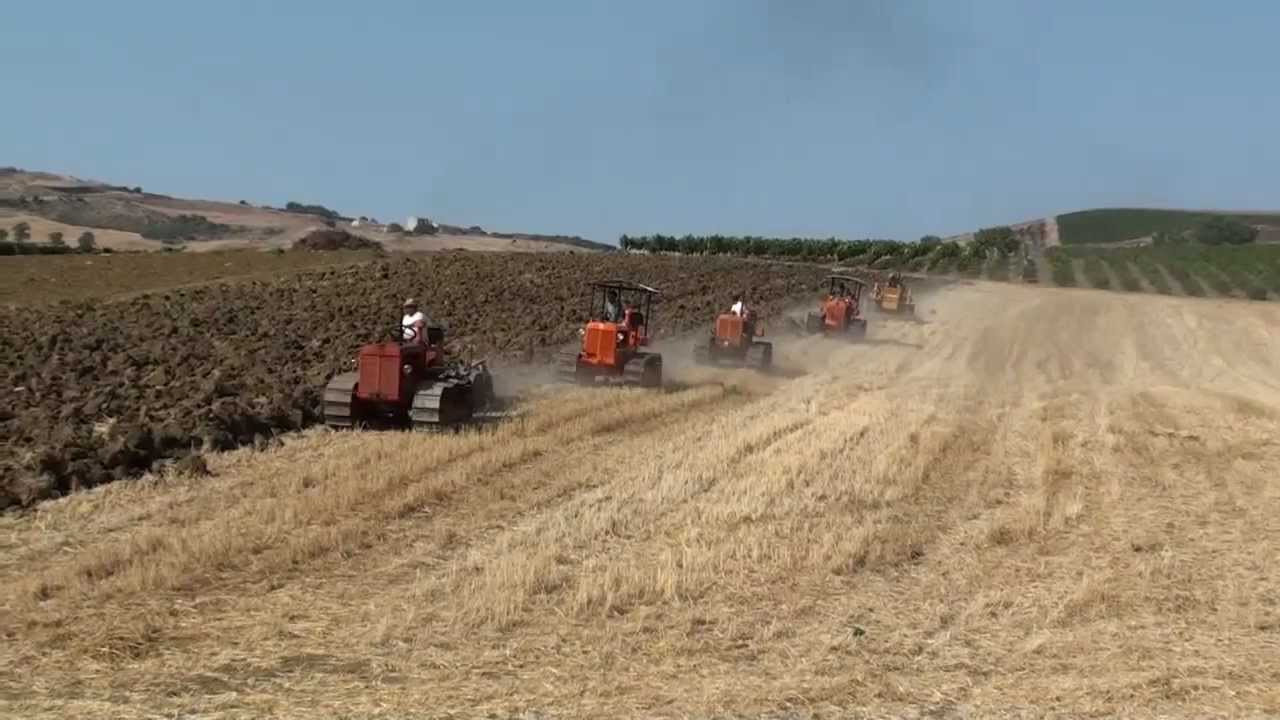 1 ° Raduno Trattori FIAT d'Epoca - prov. di TRAPANI - YouTube