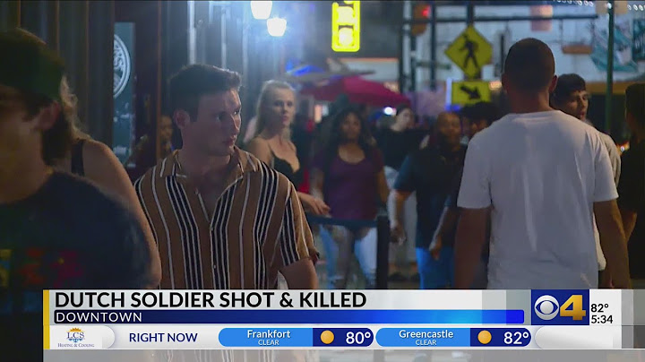 Dutch soldier shot and killed