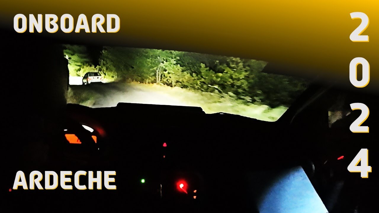 Rallye de l'Ardèche 2024 - ES1 Burzet Freyssenet - GOUTAGNY Rémi / GOUTAGNY Damien