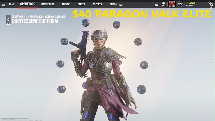IN DEPTH REVIEW: PARAGON VALK ELITE | $40 DOLLAR SKIN? | R6 SIEGE