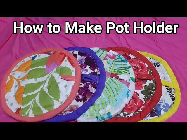 How to Make Pot Holders with No Pattern - Makyla Creates