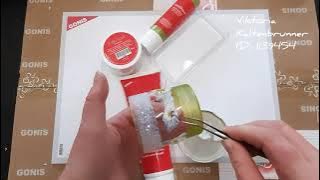 Gonis - Blühende Gläser mit StrukturGel