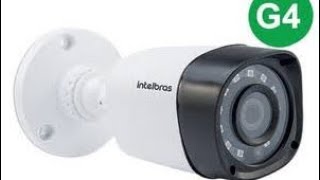 Câmera 1010B HD 1010D HD intelbras filmando colorido a noite