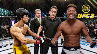 BRUCE LEE VS TERUTO ISHIHARA | UFC 3 BRUTAL FIGHT | UFC 3 K1 RULES | UFC 3 2020 | EA SPORTS UFC 3