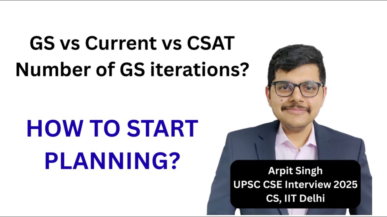 Prelims 2026 | Strategy and Planning