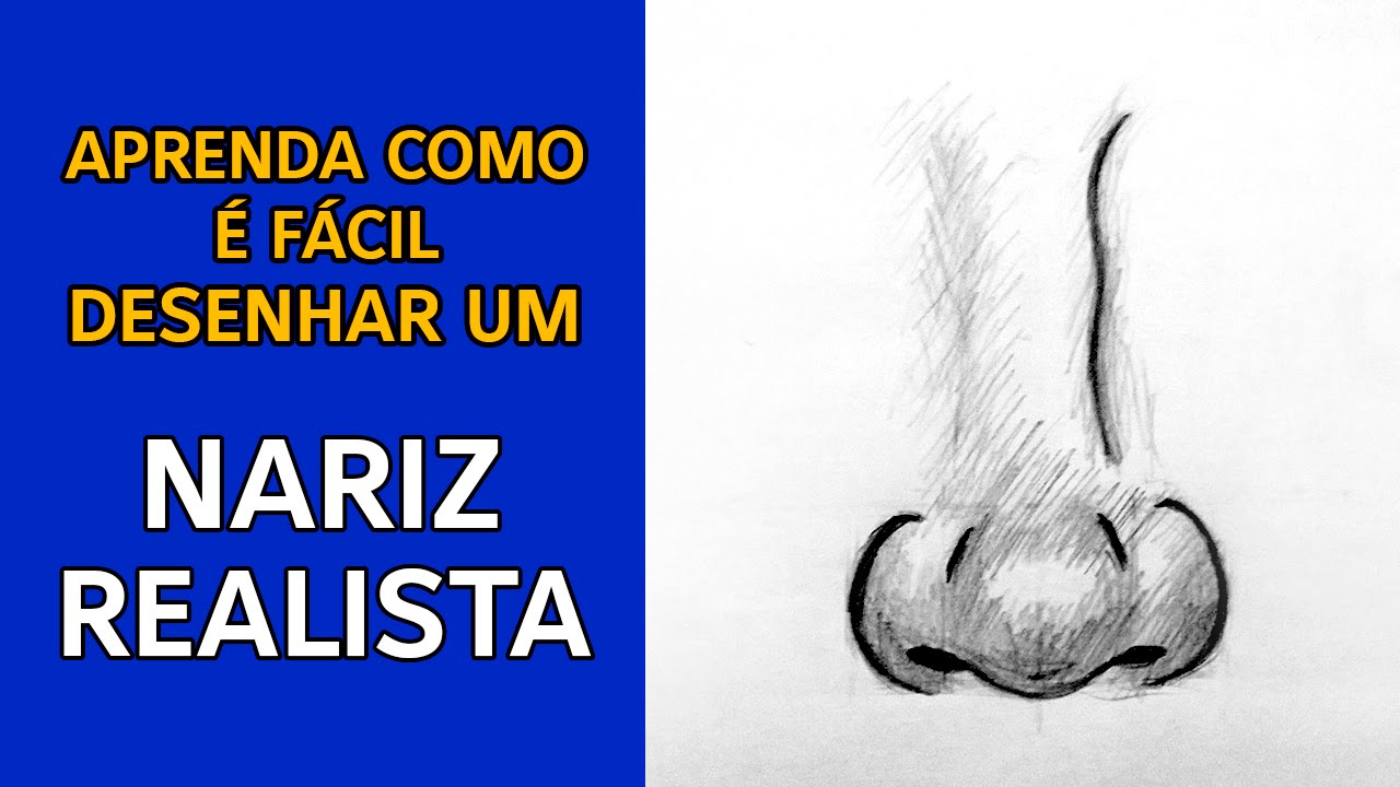 Aprenda a Desenhar Nariz: Curso Passo a Passo (Fácil)